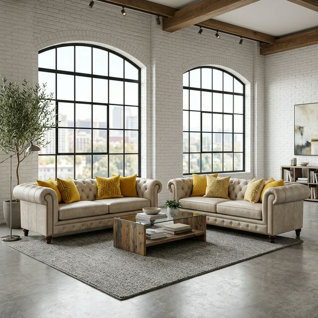 Modern Chesterfield Takımı